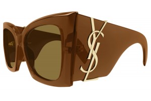 Saint Laurent SL M119 BLAZE barna napszemüveg