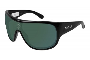 Gucci GG2168S napszemüveg - fekete keret, zöld tükrös lencse