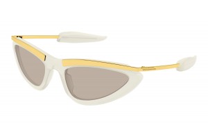 Bottega Veneta BV1477S 006 ivory-brown napszemüveg
