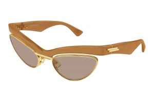 Bottega Veneta BV1480S 005 napszemüveg - narancs-rózsaszín