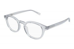 Saint Laurent SL 907 006 szürke demo lencse szemüveg