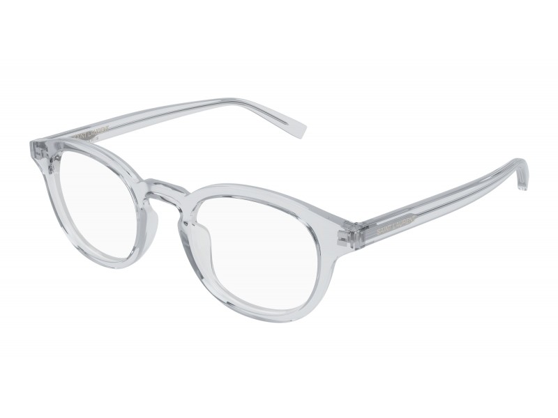 Saint Laurent SL 907 006 szürke demo lencse szemüveg