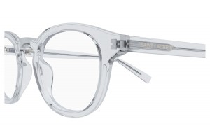 Saint Laurent SL 907 006 szürke demo lencse szemüveg