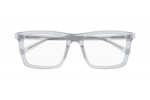 Saint Laurent SL 906 006 szürke szemüveg (demo lencse)