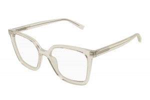 Saint Laurent SL 910 004 bézs szemüveg — demo lencse