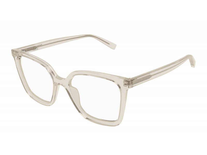 Saint Laurent SL 910 004 bézs szemüveg — demo lencse