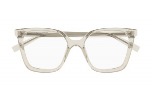 Saint Laurent SL 910 004 bézs szemüveg — demo lencse