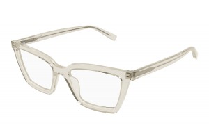 Saint Laurent SL 912 bézs szemüveg demo lencsével