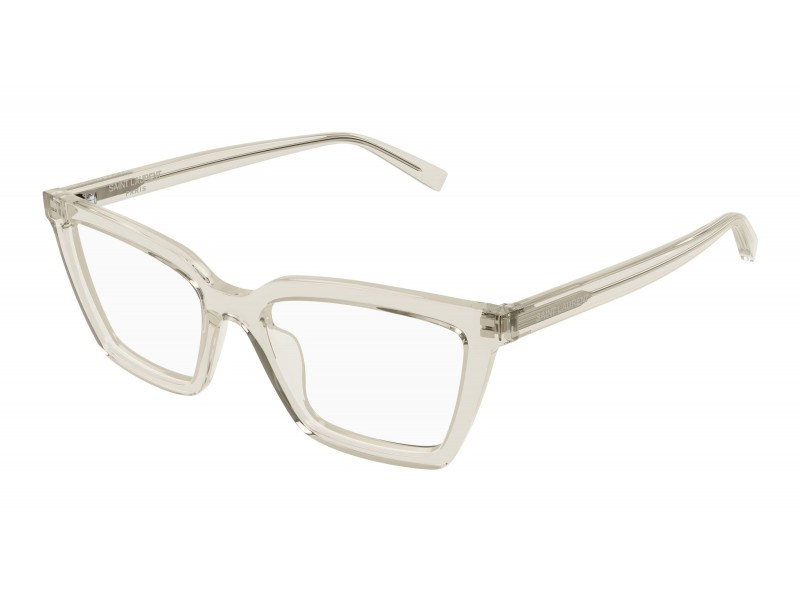 Saint Laurent SL 912 bézs szemüveg demo lencsével