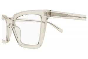 Saint Laurent SL 912 bézs szemüveg demo lencsével
