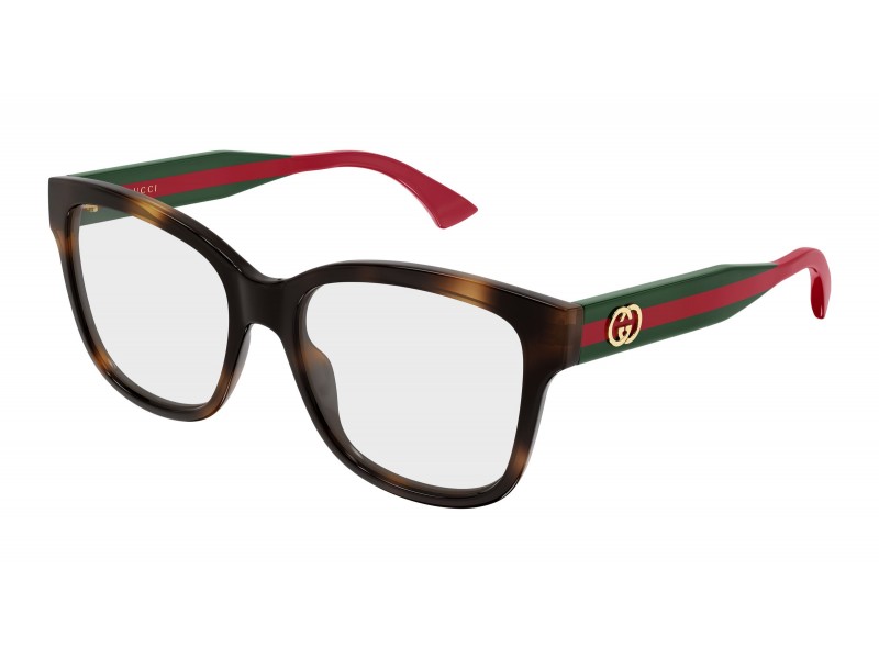 Gucci GG0038OANN 002 HAVANA demo lencsés szemüveg