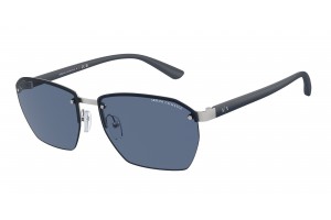 ARMANI EXCHANGE AX2048S matt ezüst keret sötétkék lencse