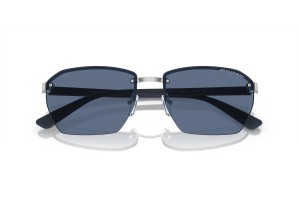 ARMANI EXCHANGE AX2048S matt ezüst keret sötétkék lencse