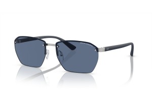 ARMANI EXCHANGE AX2048S matt ezüst keret sötétkék lencse