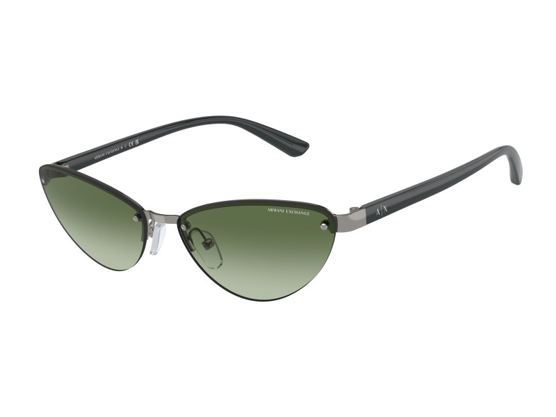 Armani Exchange AX2049S - Gunmetal, gradient zöld