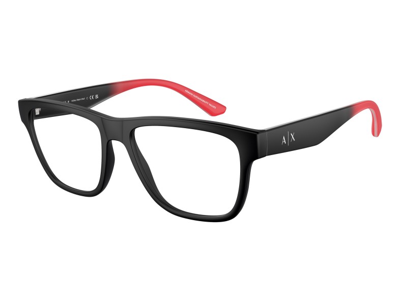 Armani Exchange AX3105 8078 matt fekete szemüveg