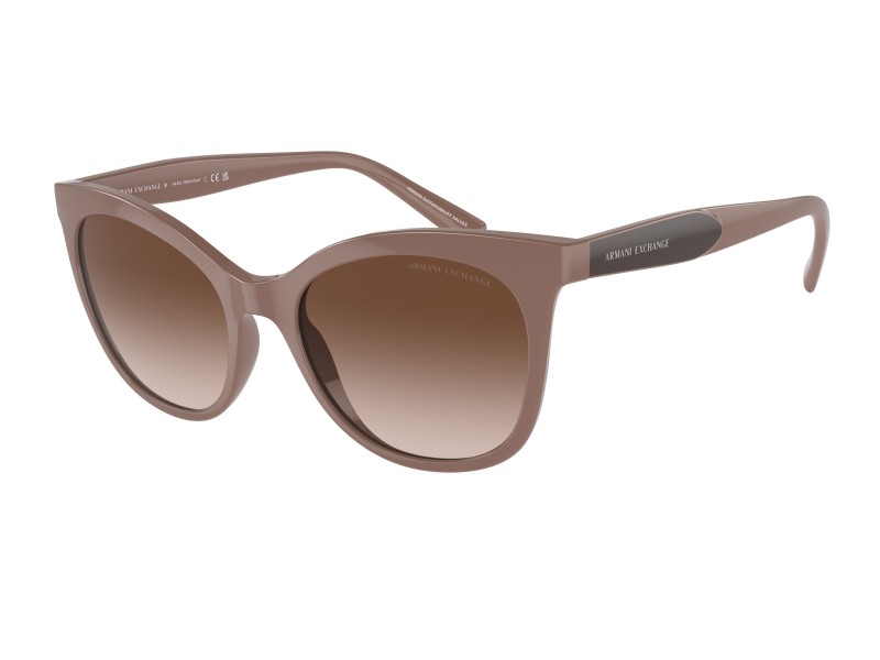 Armani Exchange AX4094S Shiny Tundra Gradient Brown