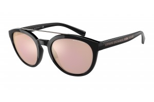 Armani Exchange AX4118S - Shiny Black, lila tükrös lencse