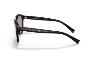 Armani Exchange AX4118S - Shiny Black, lila tükrös lencse