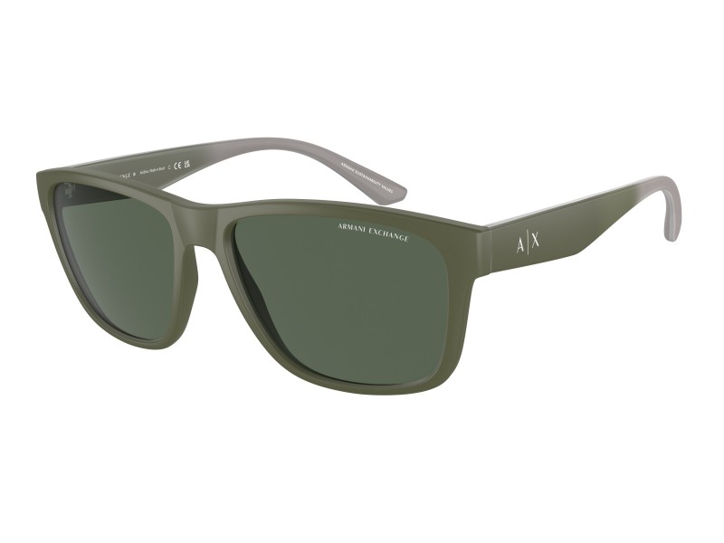 Armani Exchange AX4135S matt zöld napszemüveg