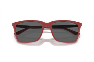 Armani Exchange AX4138S matt piros keret, sötétszürke lencse