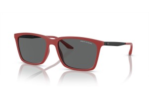 Armani Exchange AX4138S matt piros keret, sötétszürke lencse