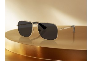 BURBERRY BE3159 Light Gold / Dark Grey napszemüveg