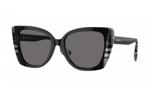 Burberry BE4393 MERYL polarizált napszemüveg fekete/kockás
