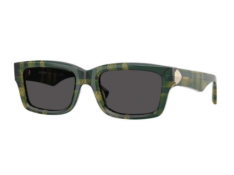 Burberry BE4443 Check Green Dark Grey napszemüveg
