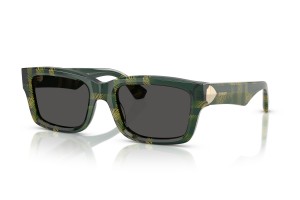 Burberry BE4443 Check Green Dark Grey napszemüveg