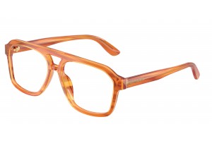 DOLCE & GABBANA DG3452 3483 Transparent Camel on Striped Ginger Demo Lens szemüveg