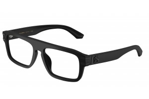 DOLCE & GABBANA DG3457 2525 Matte Black Demo Lens szemüveg