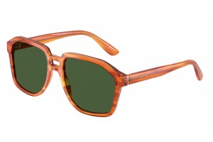 DOLCE & GABBANA DG4568 34839A Transparent Camel on Striped Ginger Dark Green Polarized napszemüveg