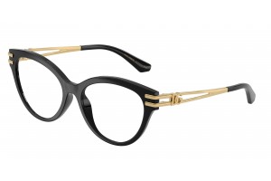 DOLCE & GABBANA DG5116 501 Black Clear Blue Light Filter szemüveg