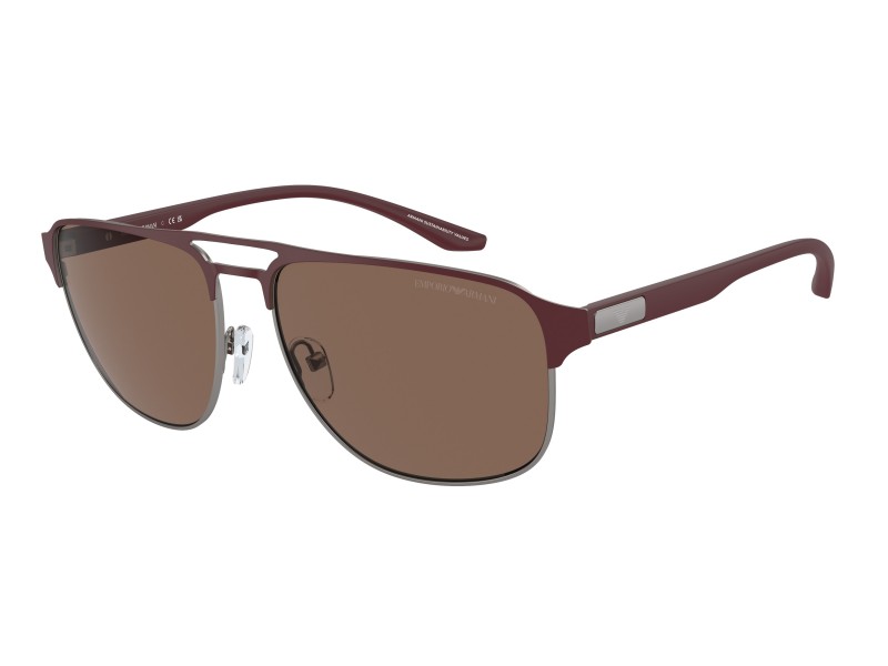 Emporio Armani EA2144 336673 matt gunmetal bordeaux napszemüveg