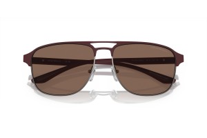 Emporio Armani EA2144 336673 matt gunmetal bordeaux napszemüveg