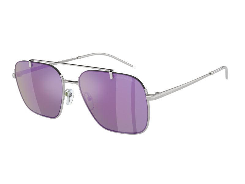 Emporio Armani EA2150 30154V ezüst szürke tükrös napszemüveg