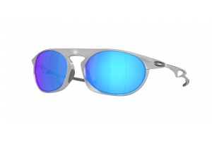 Oakley Neo Jacket OO4065 Satin Chrome - Prizm Sapphire