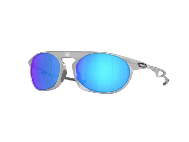 Oakley Neo Jacket OO4065 Satin Chrome - Prizm Sapphire