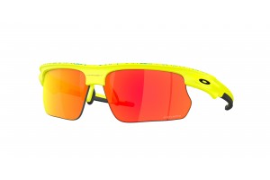 Oakley OO9400 940013 BISPHAERA Matte Tennis Ball Yellow/Celeste Neuron Prizm Ruby sportszemüveg