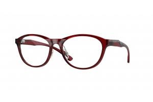 Oakley OX8057 805703 DRAW UP Polished Transparent Brick Red Demo Lens szemüveg