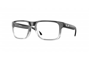 Oakley OX8156 815606 HOLBROOK RX Polished Black Clear Fade Demo Lens szemüveg