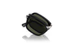 Persol PO3330S 95/31 – fekete keret, zöld lencse