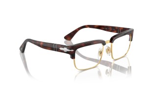 PERSOL PO3354S Havana - Clear to Sapphire lencse