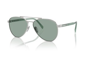 PRADA PR A58S ezüst petrol zöld napszemüveg