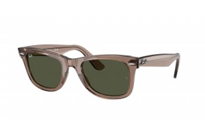 RAY-BAN RB2140 682731 WAYFARER Transparent Light Brown Crystal Green napszemüveg