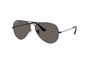 RAY-BAN RB3025 002/B1 AVIATOR Black Dark Grey napszemüveg