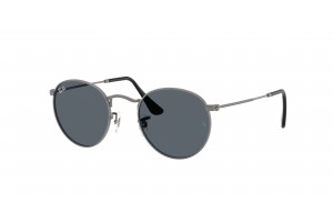 RAY-BAN RB3447 029/R5 ROUND METAL Gunmetal Blue napszemüveg