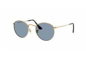 RAY-BAN RB3447 921956 ROUND METAL Arista Blue napszemüveg