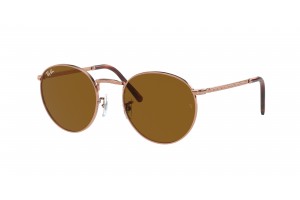 Ray-Ban RB3637 NEW ROUND - rose gold/barna napszemüveg